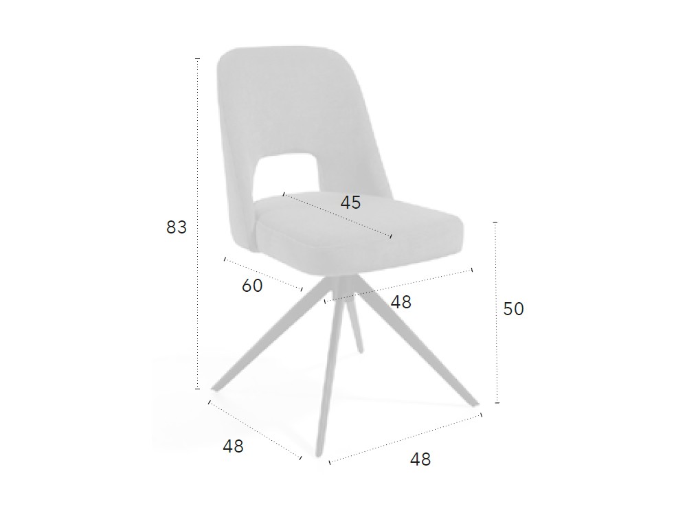 Silla giratoria Emma E CH Design de Mobles Nacher - 3