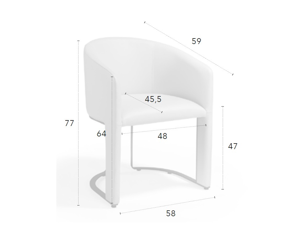 Sillón Valeria CH Design de Mobles Nacher - 3