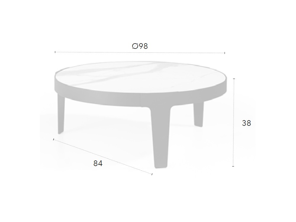 Mesa de centro Kai CH Design de Mobles Nacher - 3