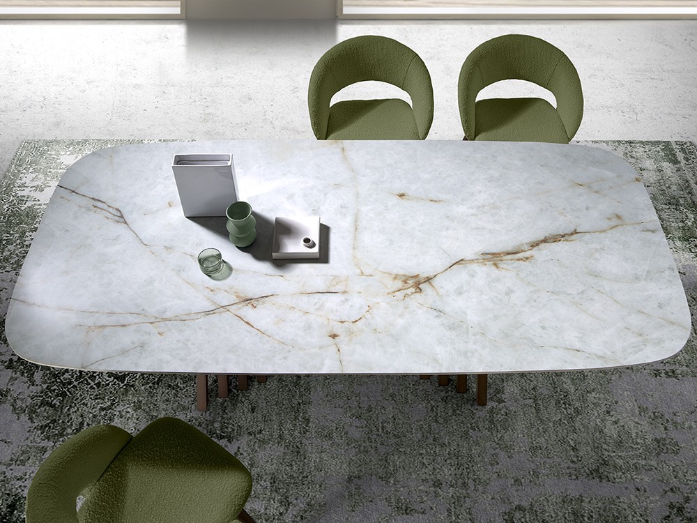 Mesa Alf Fix Keramic Wood de Mobles Nacher - 3