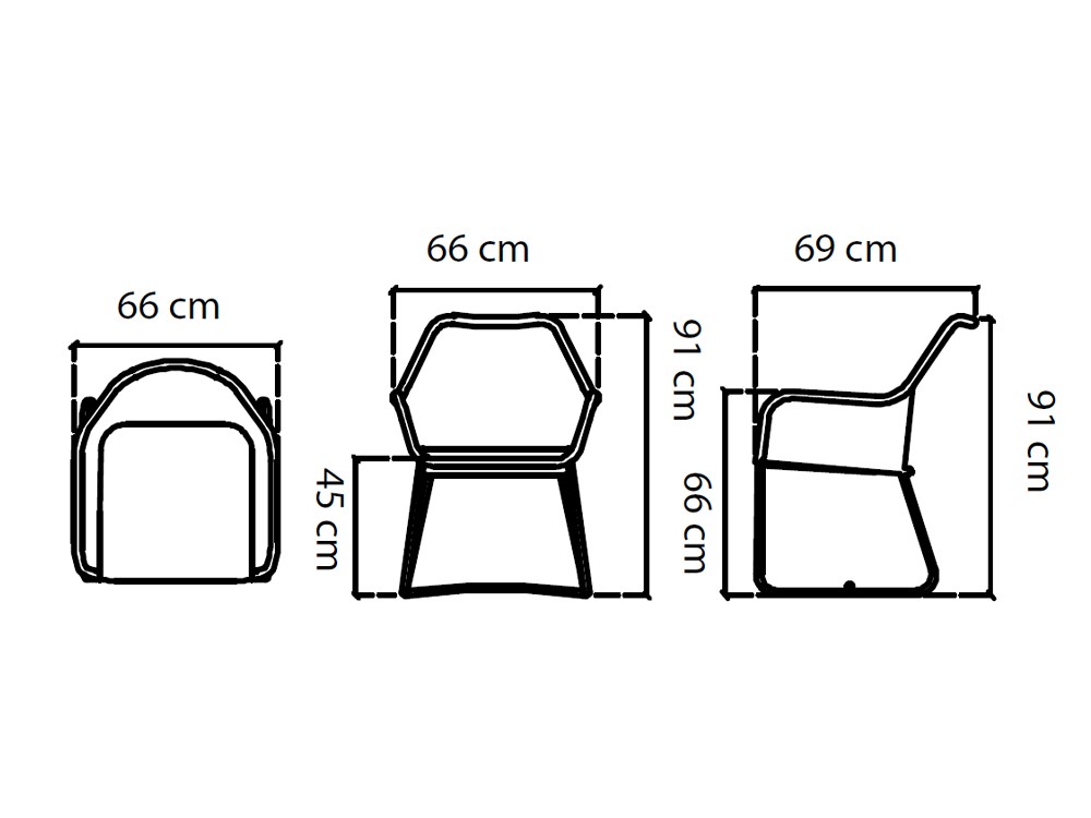 Sillón de comedor Moma de Skyline Design - 5