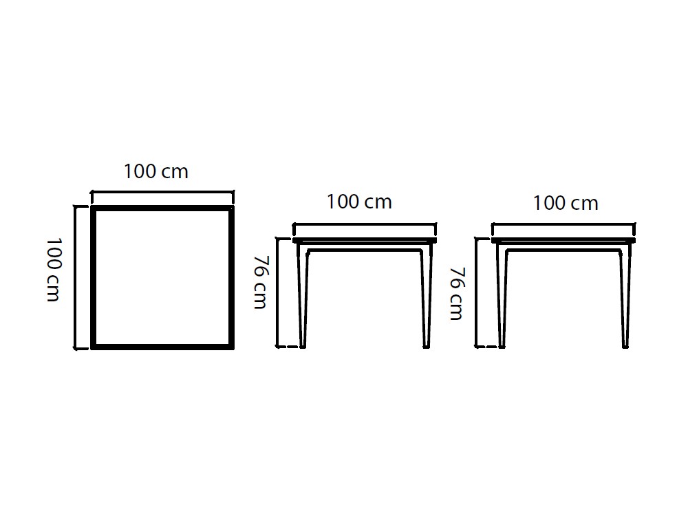 Mesa de comedor exterior Moma Skyline Design - 6
