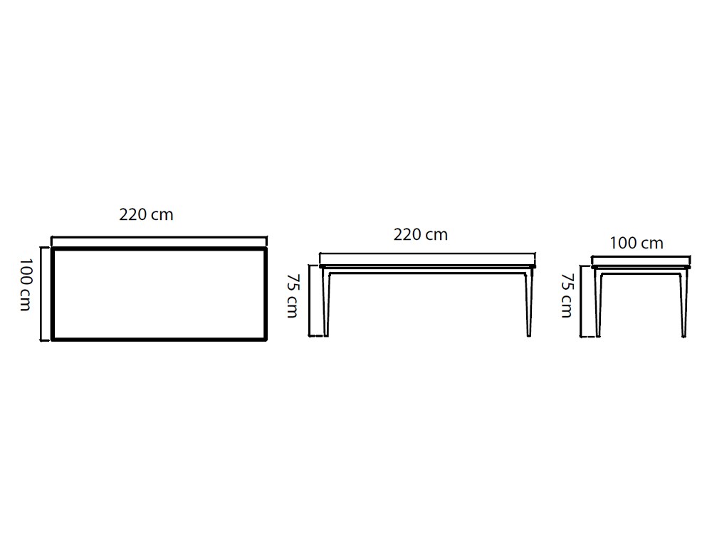 Mesa de comedor exterior Moma Skyline Design - 7