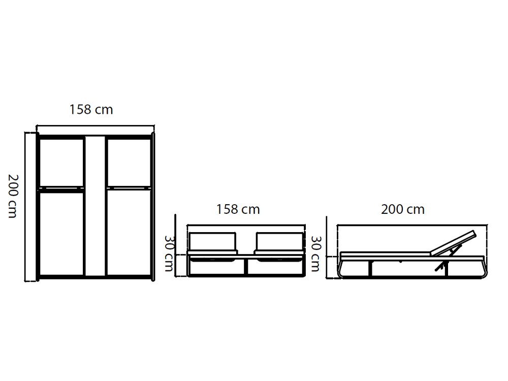 Tumbona doble Moma de Skyline Design - 3