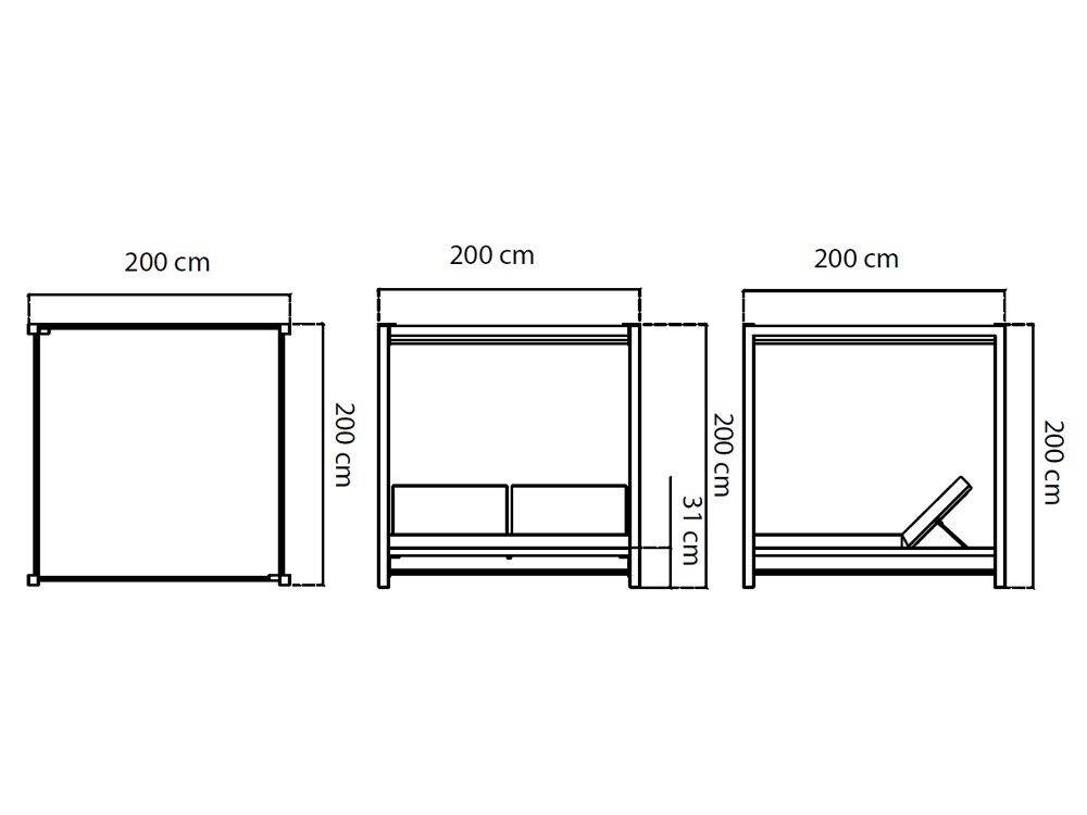 Cama balinesa Moma de Skyline Design - 4