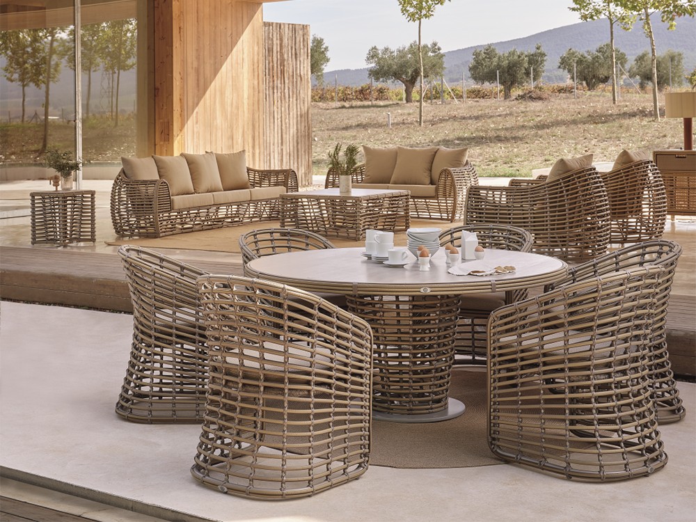 Silla de exterior de fibra sintética Ruby de Skyline Design - 5