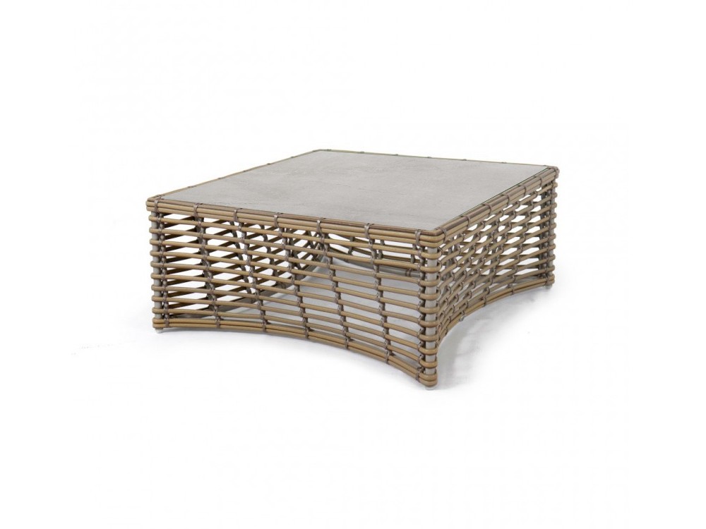 Mesa de centro de fibra sintética y sobre dekton Ruby de Skyline Design - 2