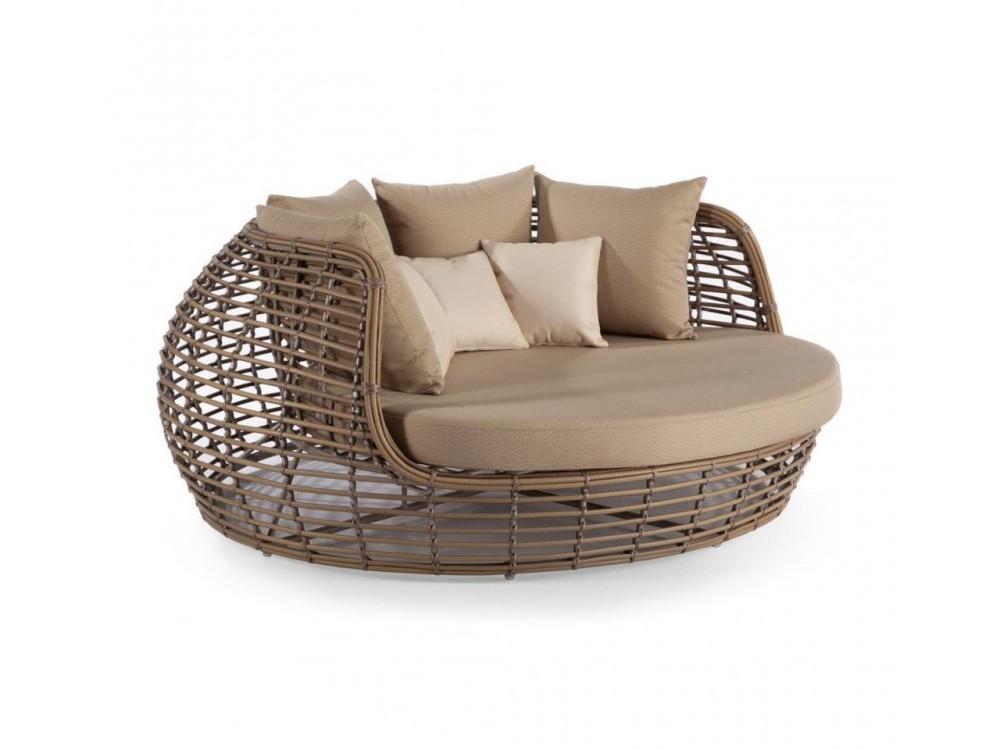 Cama de jardín de fibra sintética trenzada Ruby de Skyline Design - 2