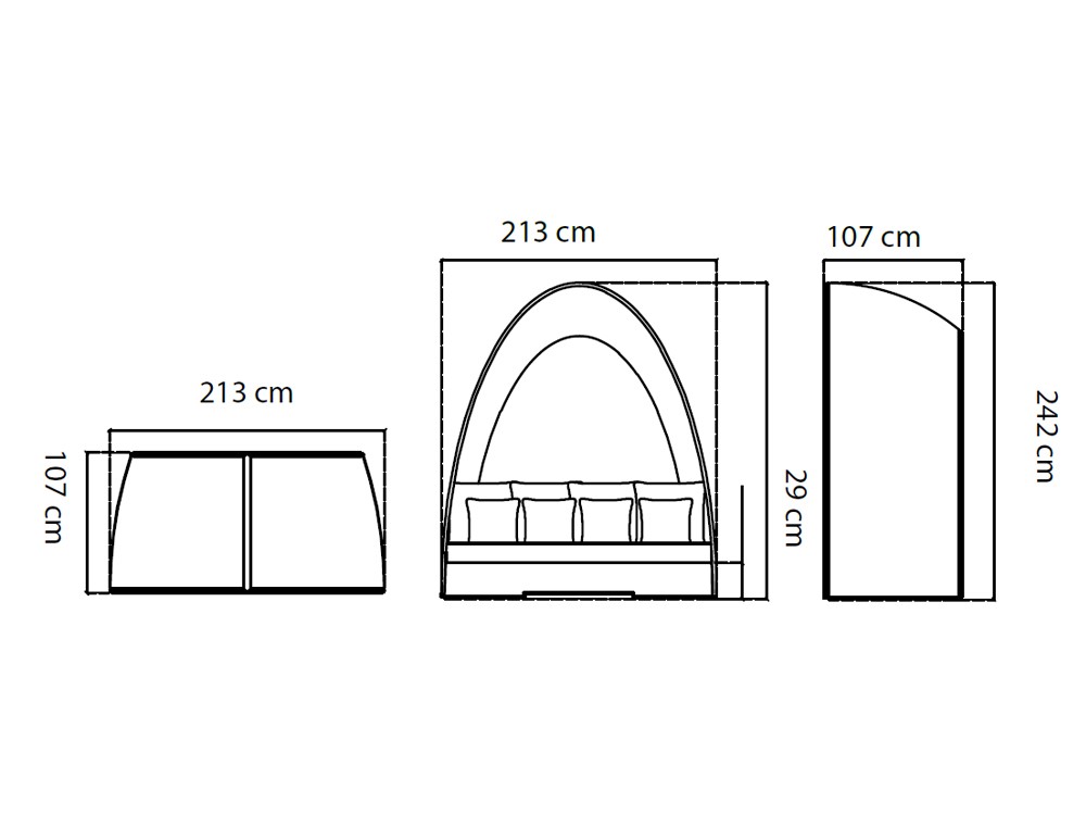 Daybed sofá de fibra trenzada Surabayana de Skyline Design - 3