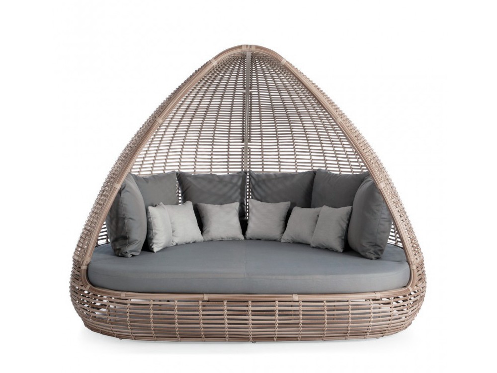 Daybed cubierta de fibra sintética trenzada Shade Skyline Design - 2
