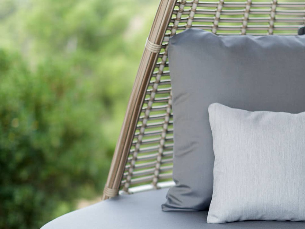 Daybed cubierta de fibra sintética trenzada Shade Skyline Design - 8