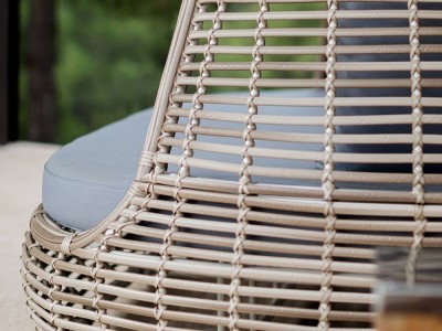 Daybed cubierta de fibra sintética trenzada Shade Skyline Design - 10