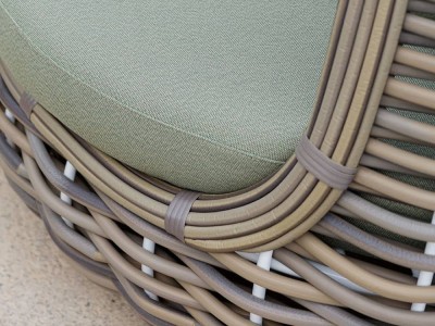 Daybed cubierta de fibra sintética trenzada Shade Betta Skyline Design - 6