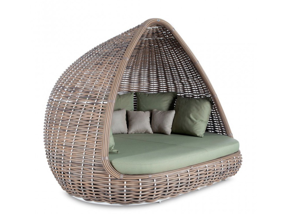 Daybed cubierta de fibra sintética trenzada Shade Betta Skyline Design - 2