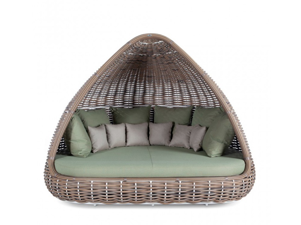 Daybed cubierta de fibra sintética trenzada Shade Betta Skyline Design - 4