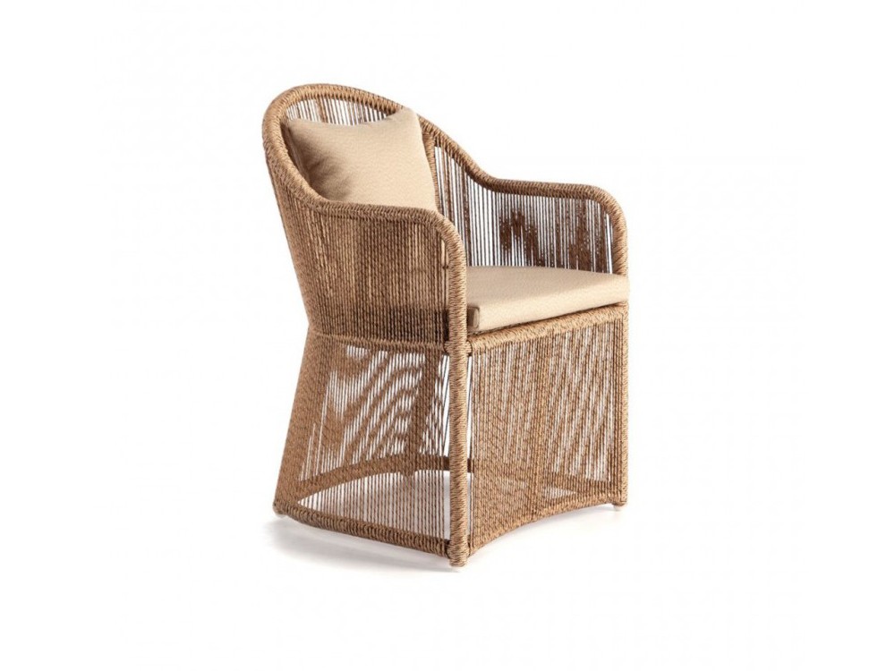 Silla de fibra sintética trenzada Calixto de Skyline Design - 2