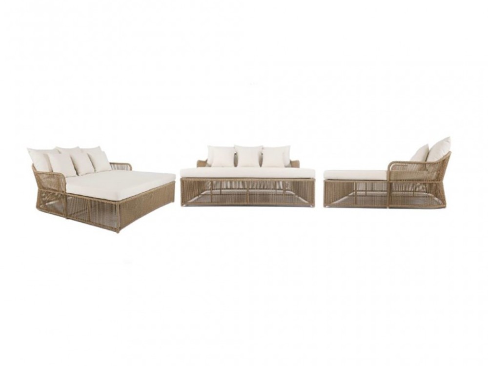 Daybed de fibra sintética trenzada Calixto Skyline Design - 4