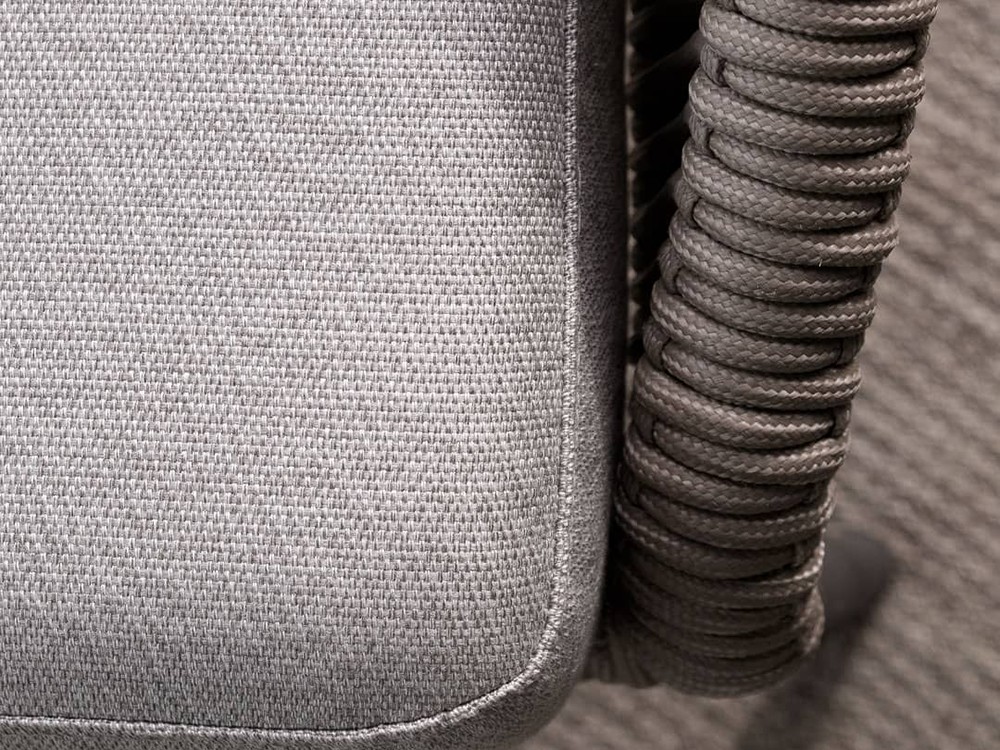 Sillón Rodona de cuerda trenzada y aluminio Skyline Design - 4