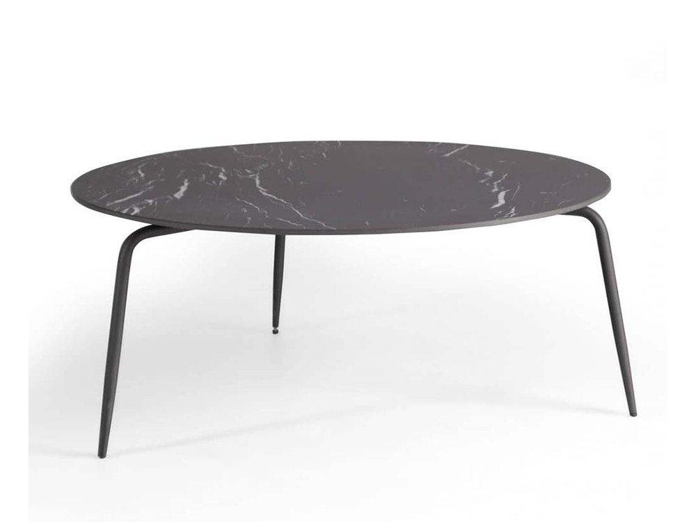 Mesa de centro Rodona de aluminio y dekton de Skyline Design - 3