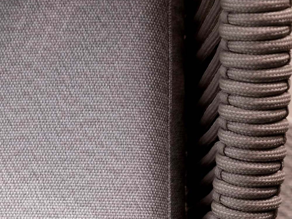 Silla apilable Rodona de aluminio y cuerda trenzada Skyline Design - 7