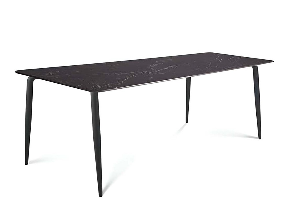 Mesa Rodona de aluminio y dekton de Skyline Design - 2