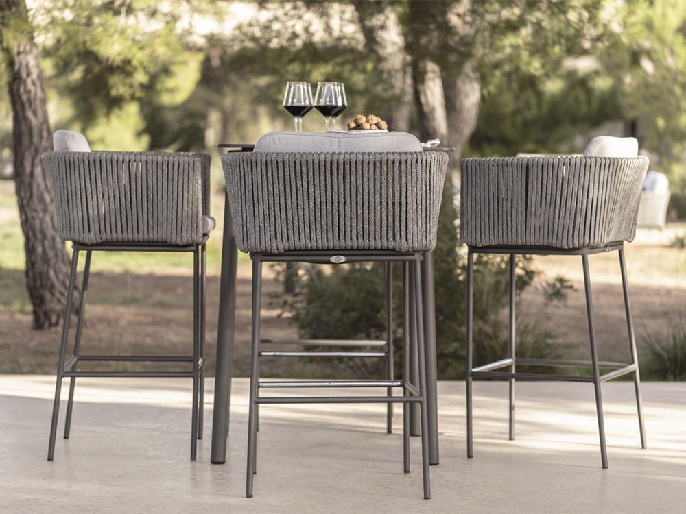 Mesa alta de bar Boston de aluminio y dekton Skyline Design - 5