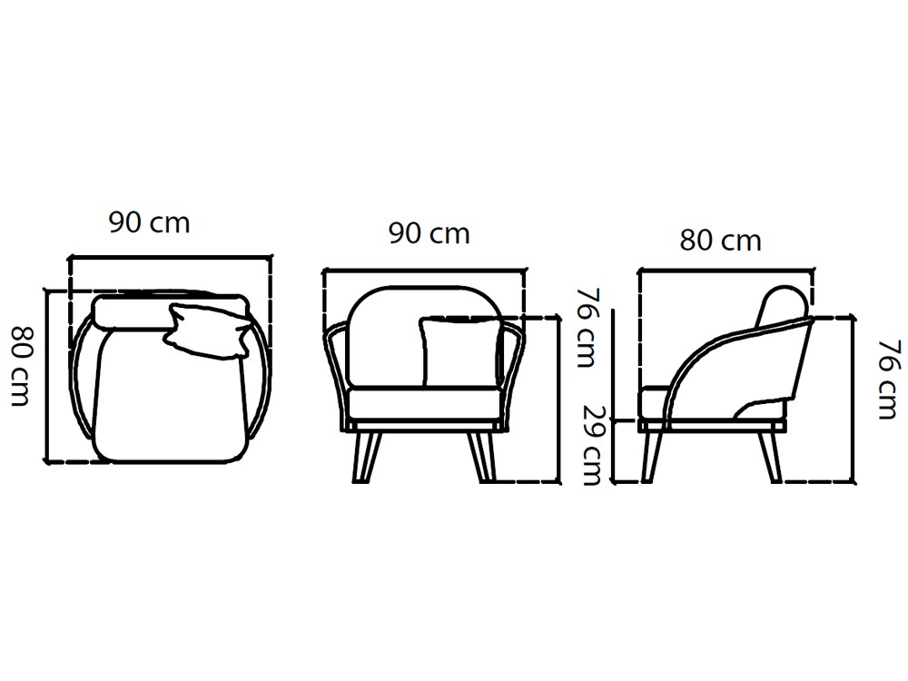 Sillón de madera de teca y cuerda trenzada Krabi Skyline Design - 5