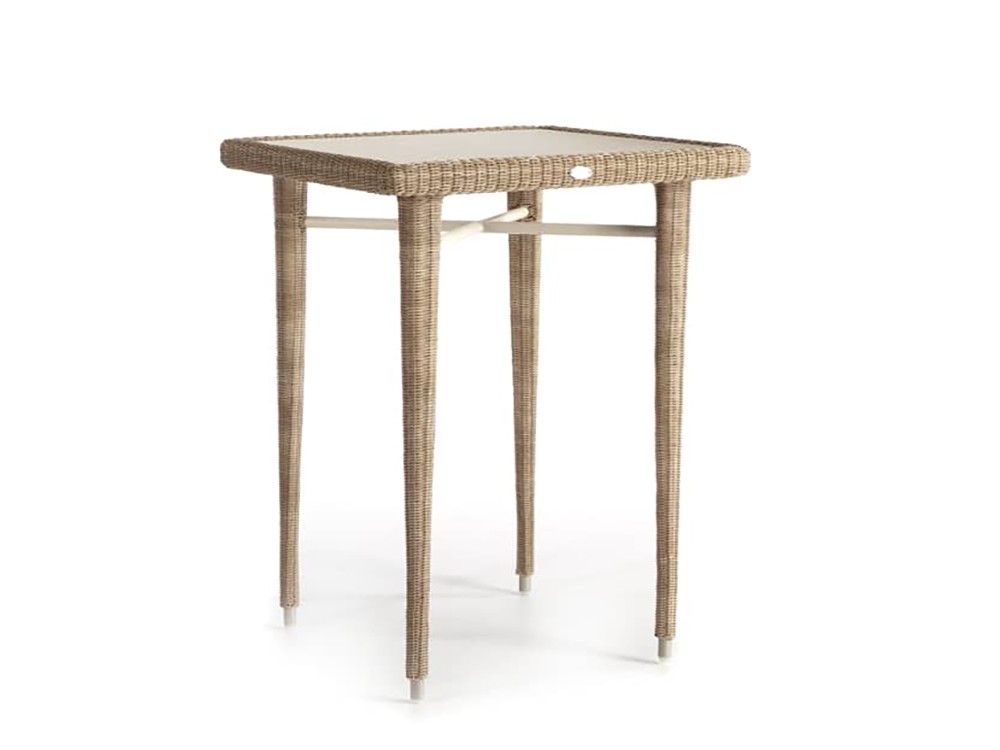 Mesa alta de fibra sintética trenzada y dekton Arena Skyline Design - 4