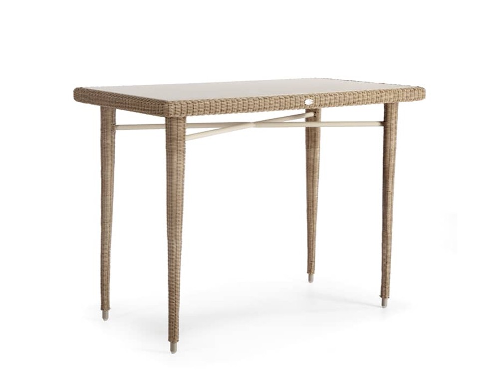 Mesa alta de fibra sintética trenzada y dekton Arena Skyline Design - 5