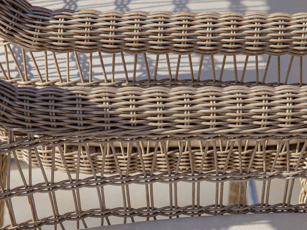 Taburete de fibra sintética trenzada Arena Skyline Design - 5