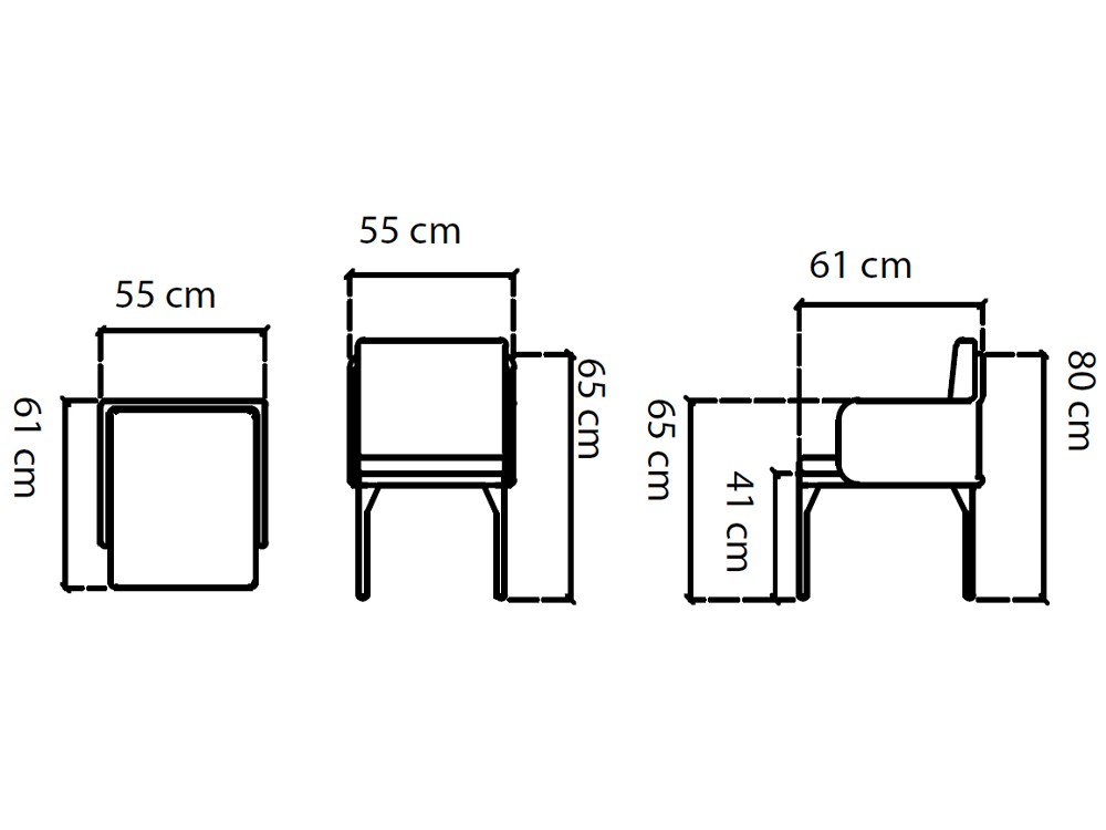 Silla de comedor de aluminio y fibra sintética trenzada Ribs Skyline Design - 4