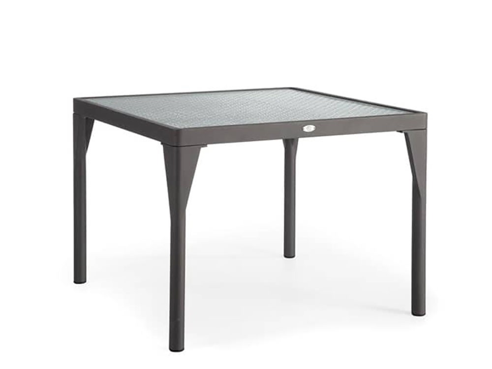 Mesa de aluminio y cristal Ribs Skyline Design - 3