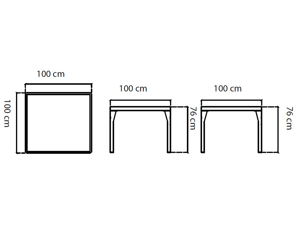 Mesa de aluminio y cristal Ribs Skyline Design - 5