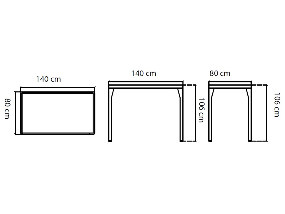Mesa alta de aluminio y cristal Ribs Skyline Design - 6