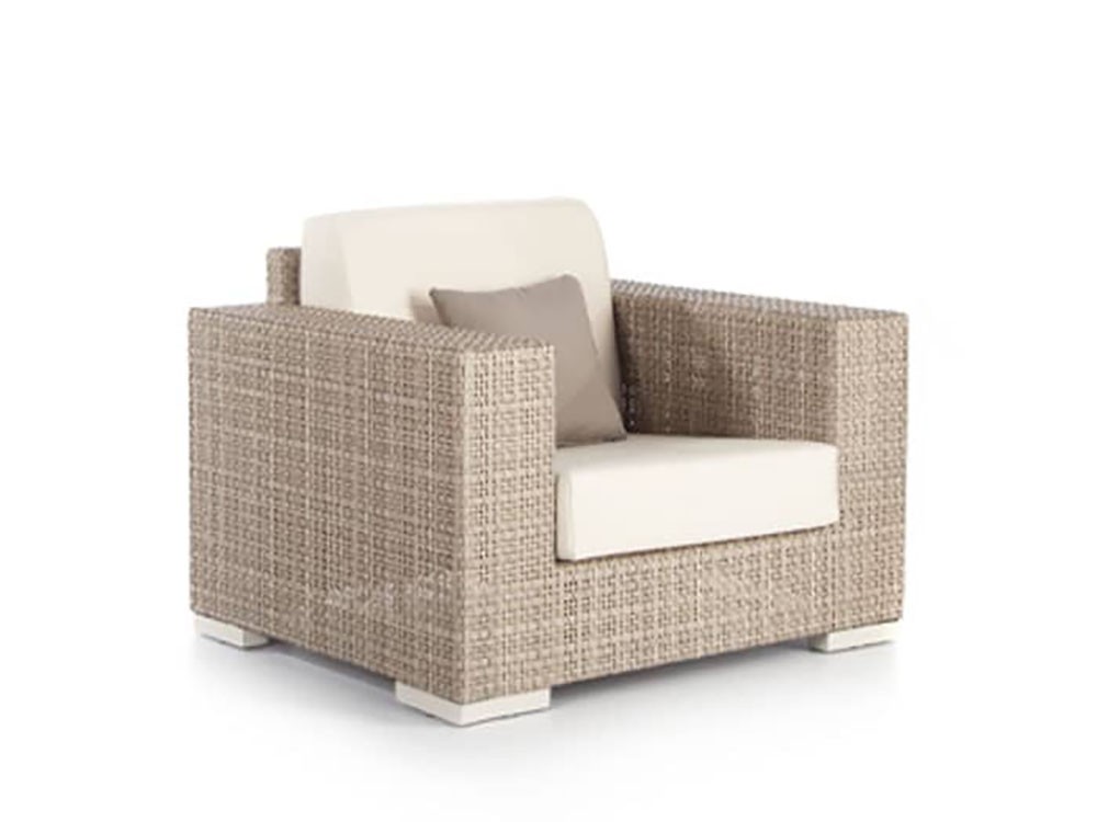 Sillón de fibra sintética trenzada Paloma Skyline Design - 2