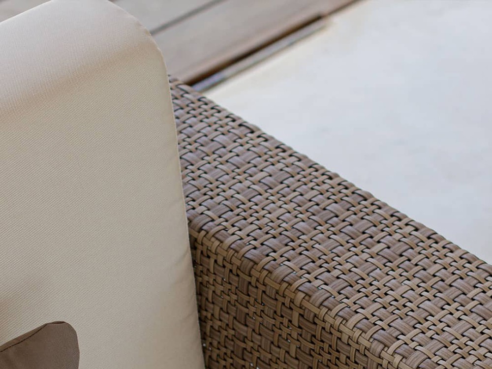 Sillón de fibra sintética trenzada Paloma Skyline Design - 4