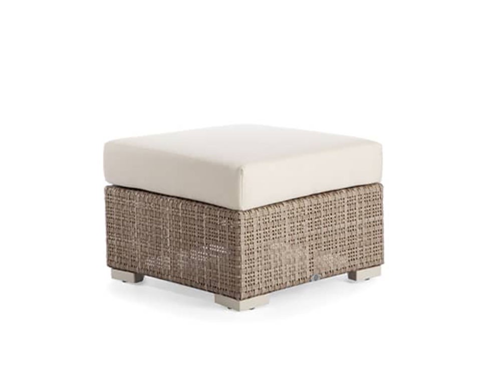 Puf de fibra sintética trenzada Paloma Skyline Design - 2