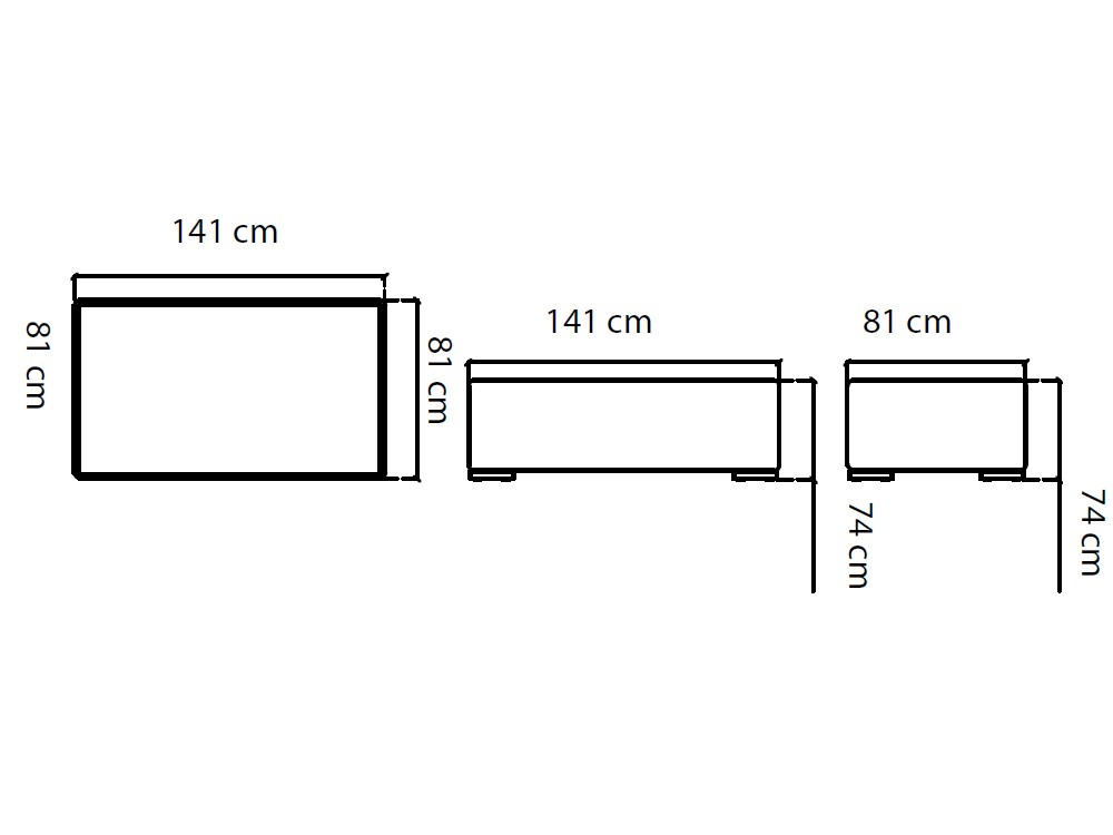Mesa de centro de fibra sintética trenzada con sobre de cristal Paloma Skyline Design - 5