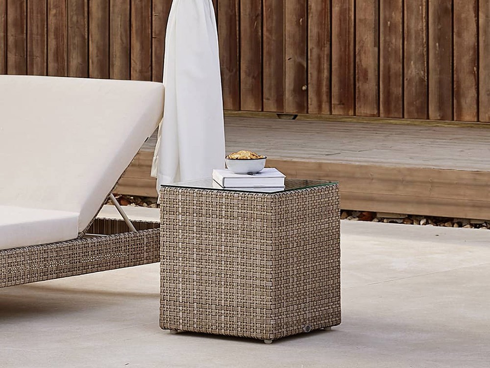 Mesa auxiliar de fibra sintética Paloma Skyline Design - 7