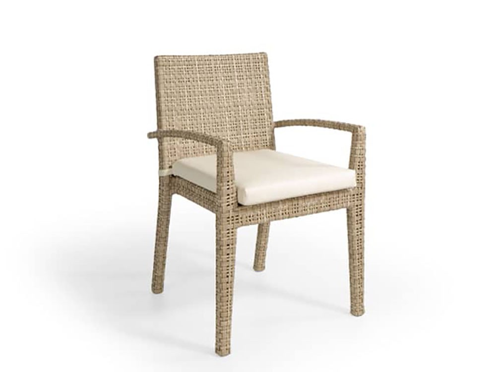 Silla de fibra sintética trenzada Paloma Skyline Design - 2