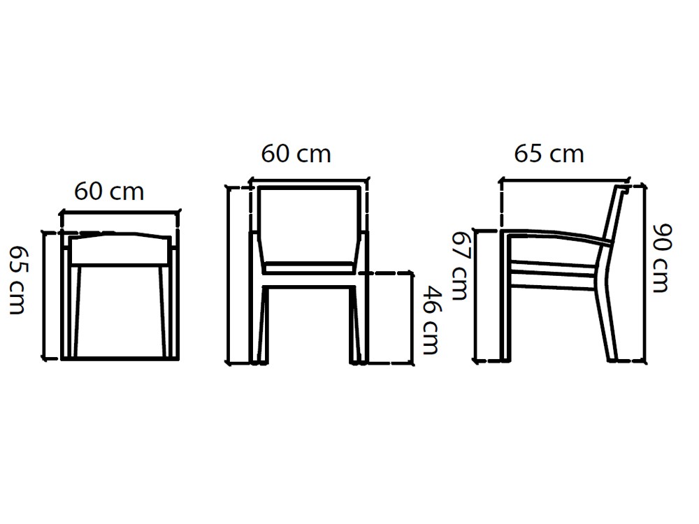 Silla de fibra sintética trenzada Paloma Skyline Design - 4