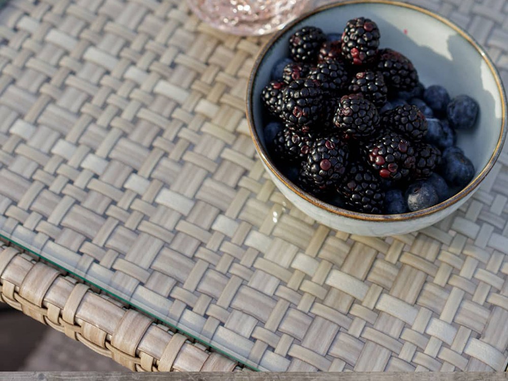 Mesa C auxiliar de fibra sintética trenzada Paloma Skyline Design - 4