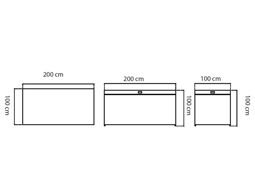 Baúl exterior de fibra sintética trenzada Paloma Skyline Design - 5