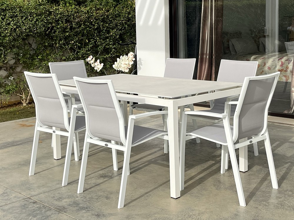 Silla exterior de aluminio y textilene Madrid Majestic Garden - 2