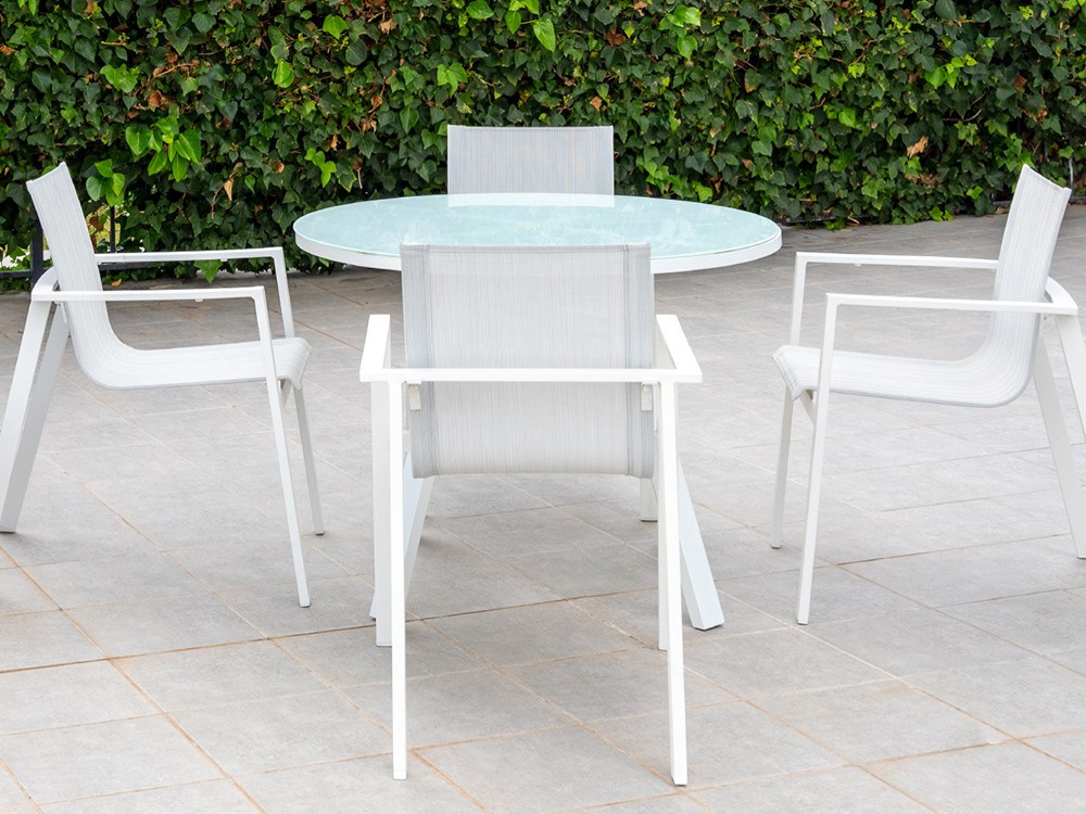 Silla de aluminio y textilene Oporto Majestic Garden - 3