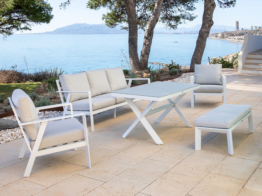 Set de salón de exterior de aluminio Dili Majestic Garden - 2