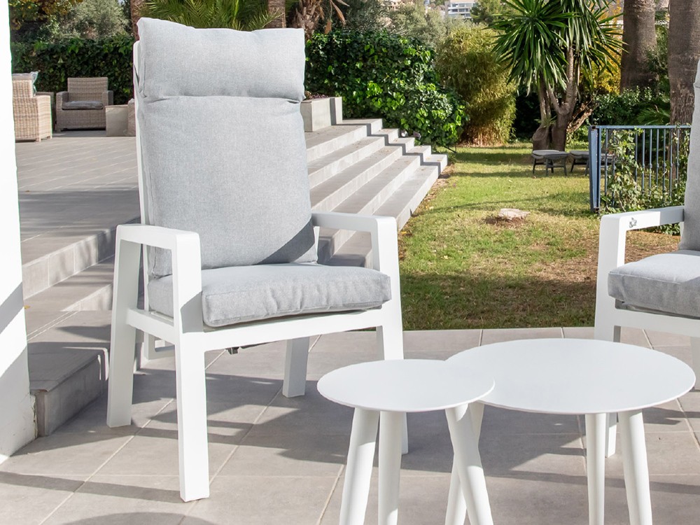 Sillón reclinable de aluminio Nápoles Majestic Garden - 1