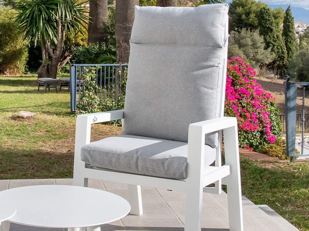 Sillón reclinable de aluminio Nápoles Majestic Garden - 5