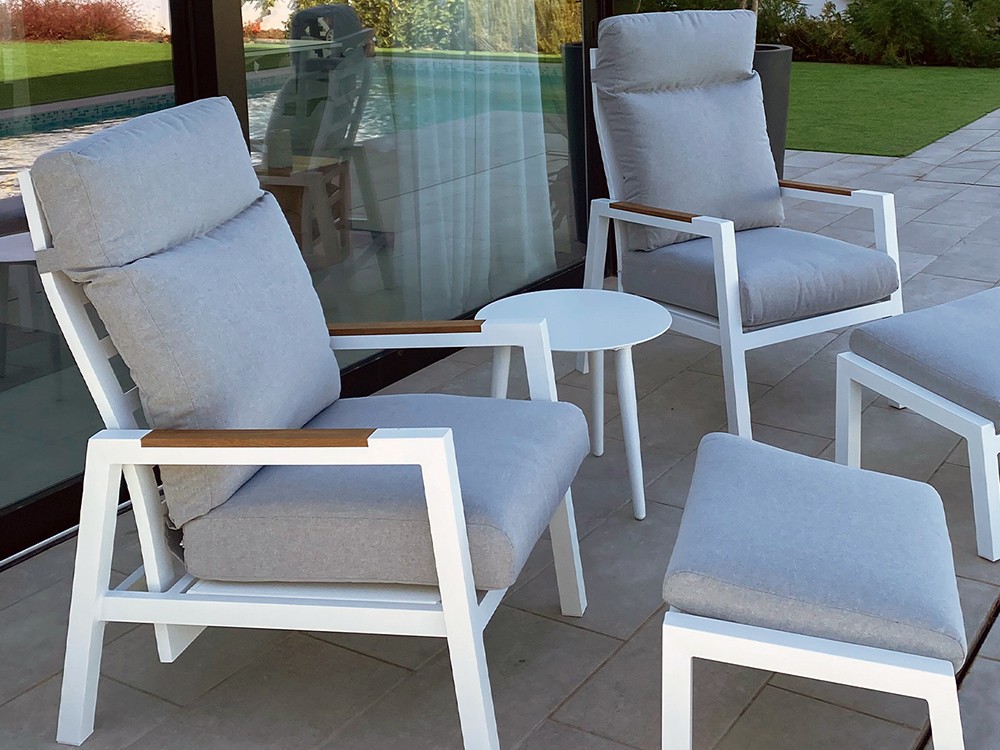 Sillón reclinable de aluminio Albania Majestic Garden - 1