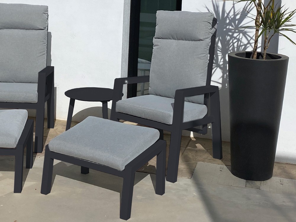 Mesa auxiliar de aluminio Albania Majestic Garden - 2